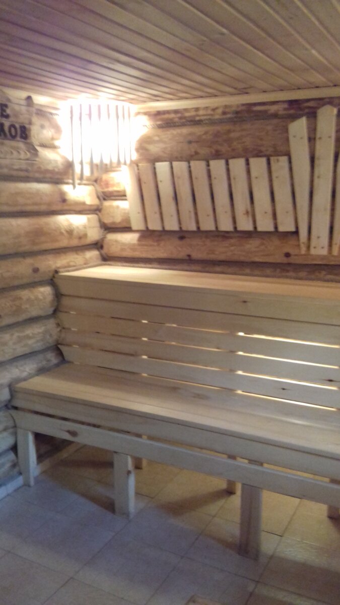 Полок в баню своими руками