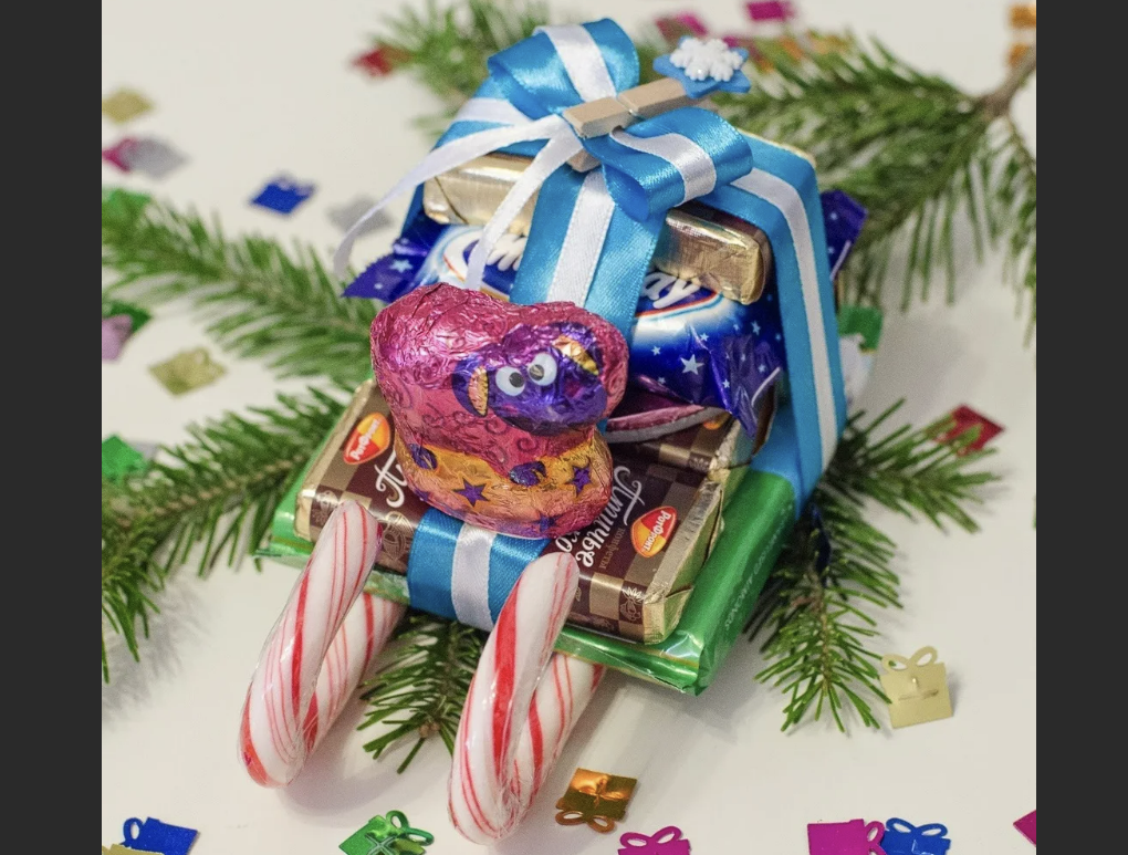 сладкий подарок для ребенка своими руками