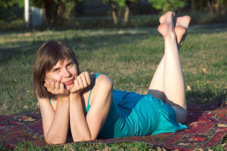     Депутат Каверзина выложила фото не совсем по формату конкурса, зато с ковром. Фото: Светлана Каверзина.