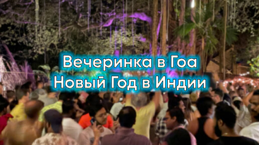 Новогодняя вечеринка в разгаре! Индия, Гоа