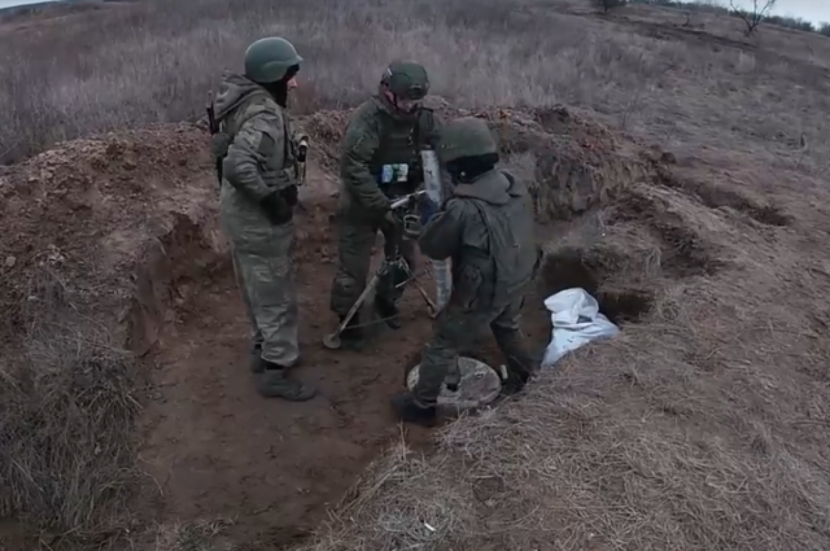    Подготовка минометчиков ЦВО.