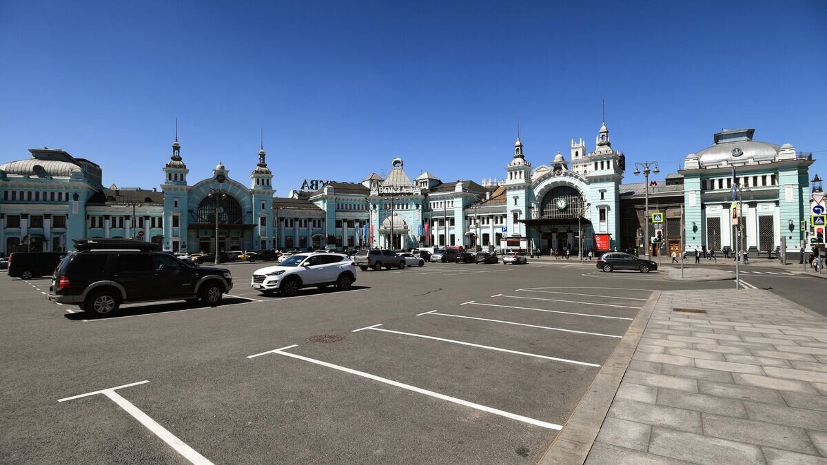    Здание Белорусского вокзала на площади Тверской заставы в Москве© РИА Новости / Кирилл Каллиников