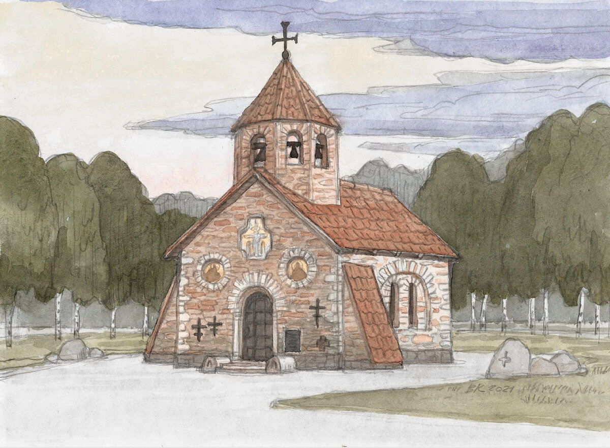 Проект храма прп. Гавриила (Ургебадзе)