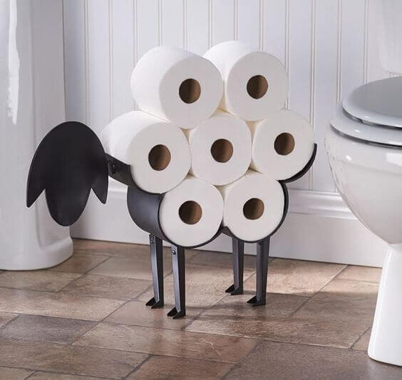 Напольные держатели туалетной бумаги с ёршиком