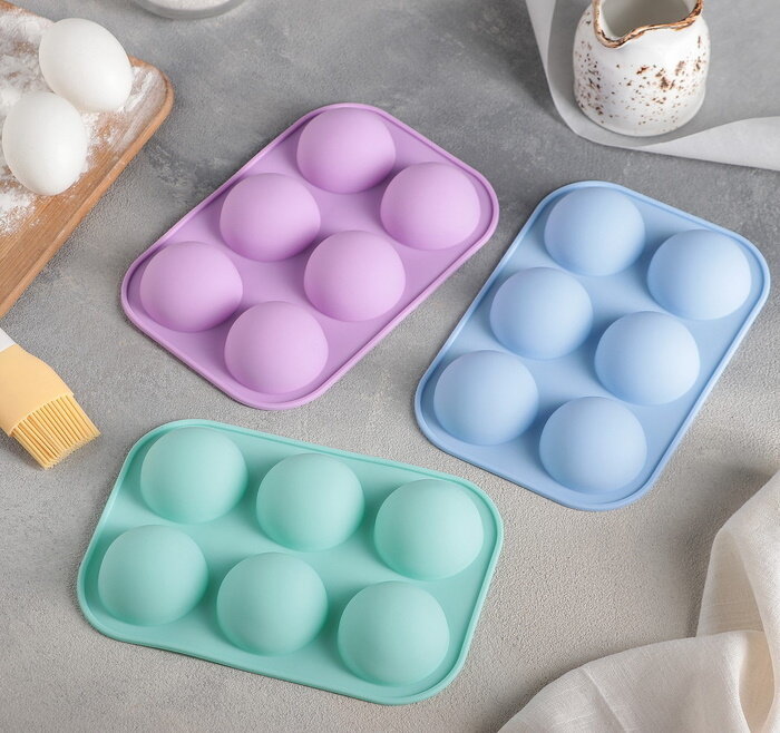 Пример силиконовой формы для полусфер