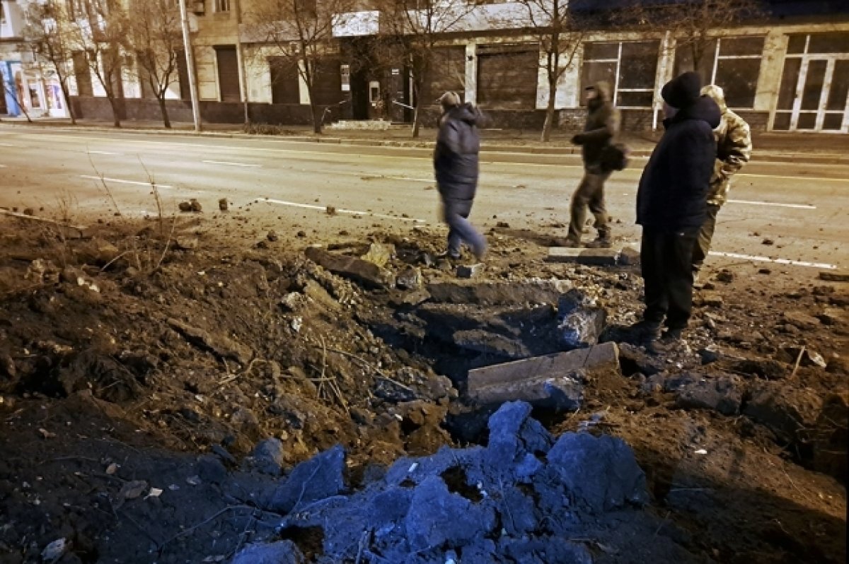   Украинские войска обстреляли Макеевку из РСЗО