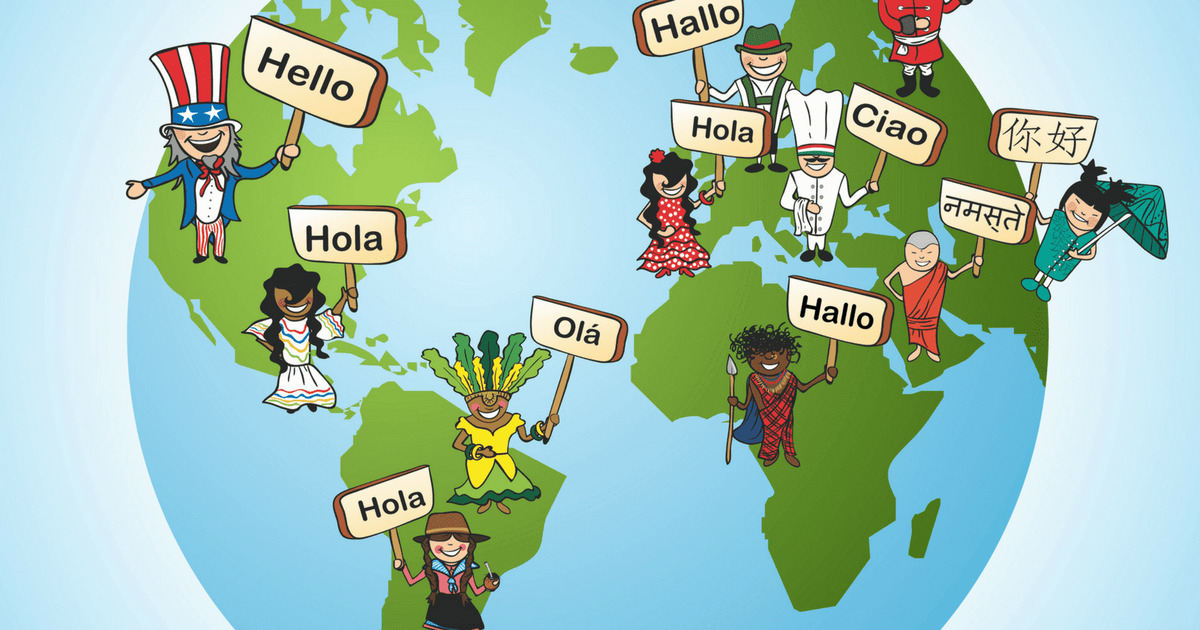Слово "Привет" на разных языках мира