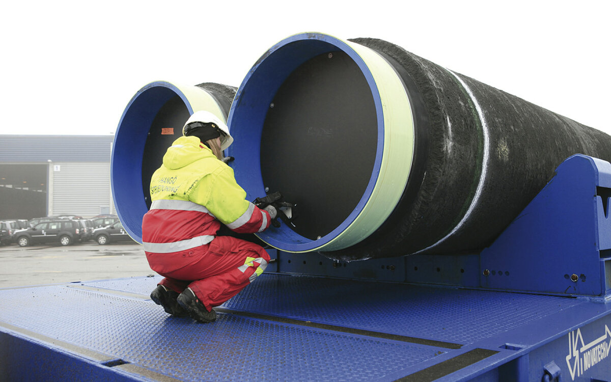 Байден лично обещал, что газопровод перестанет работать.  Фото: Nord Stream AG / via globallookpress.com / globallookpress.com