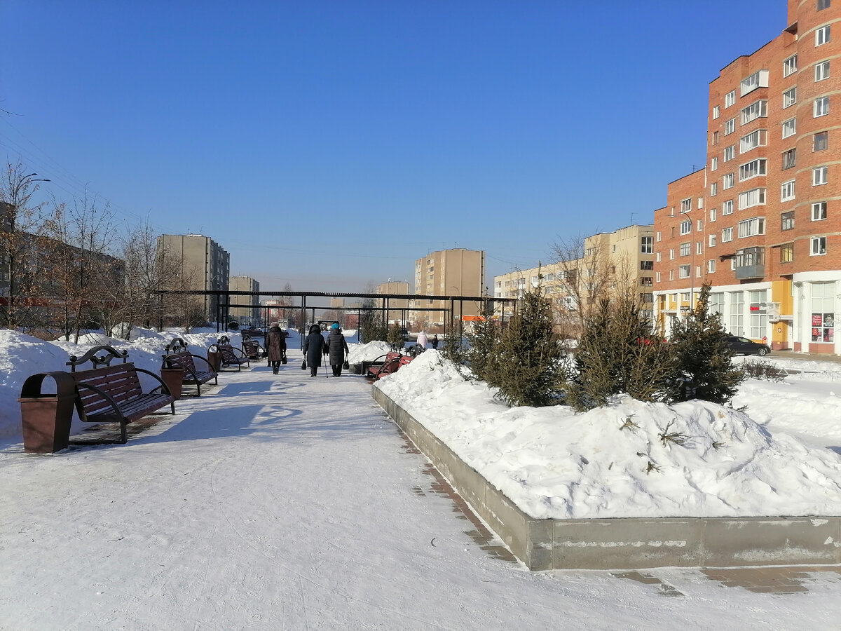 Фото автора 16 февраля 2023 Бульвар Патриотов от ул Радищева до ул. Двужильного г. Кемерово