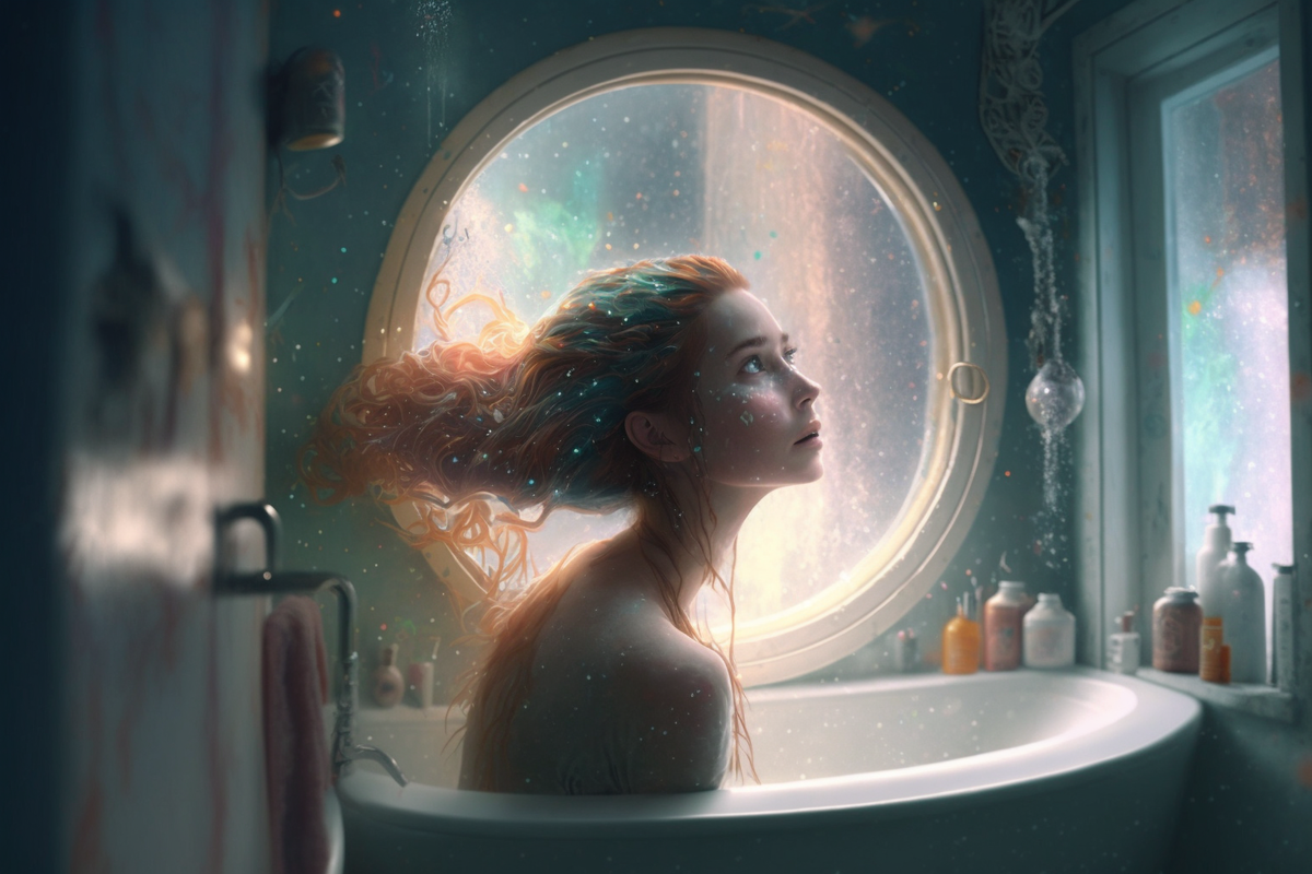 Влажные мечты в понимании Midjourney