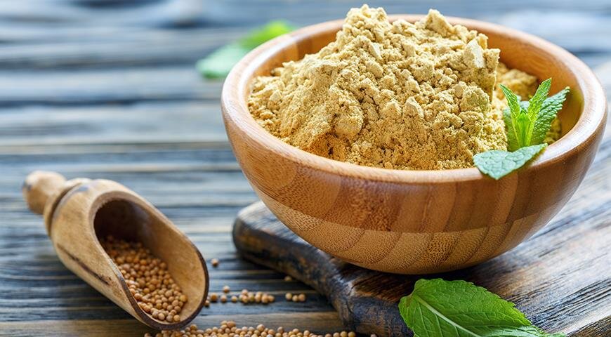 Горчица выско ценится как средство от простуды, полезна для работы сердца, хорошо снижает уровень сахара в крови