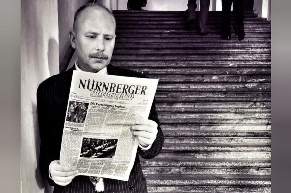     Константин Швитд во время съемок фильма «Нюрнберг». Фото: Урал56.Ру