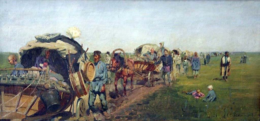 "Русь идет". Художник С.В.Иванов. 1886.