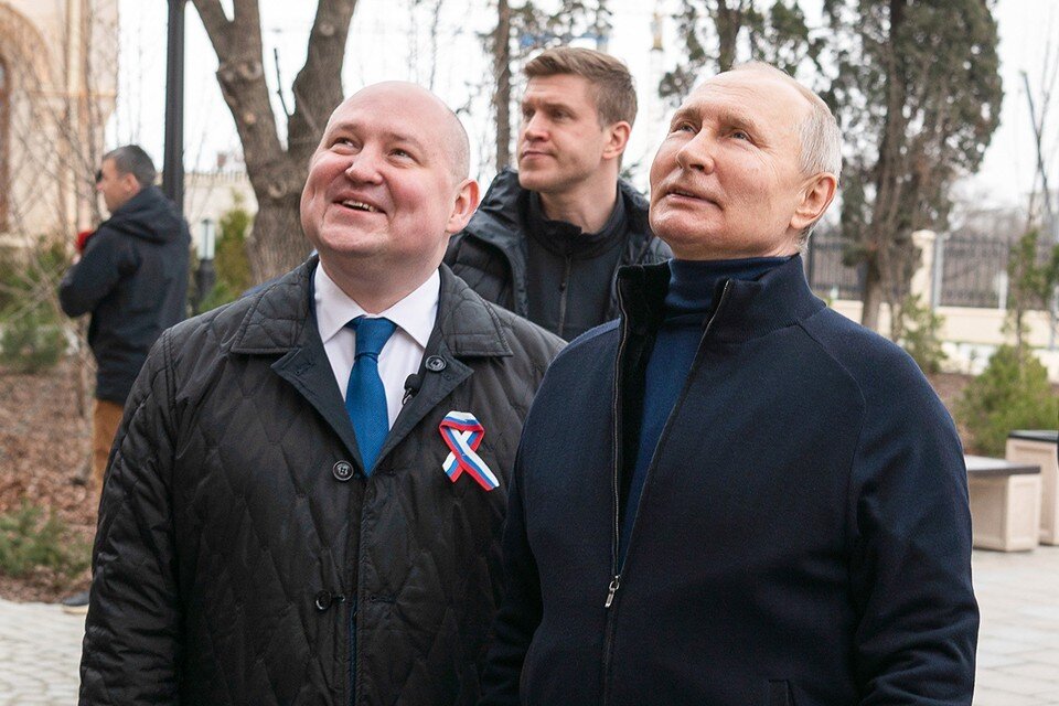     Накануне Владимир Путин побывал в Севастополе. Фото: Пресс-служба губернатора Севастополя