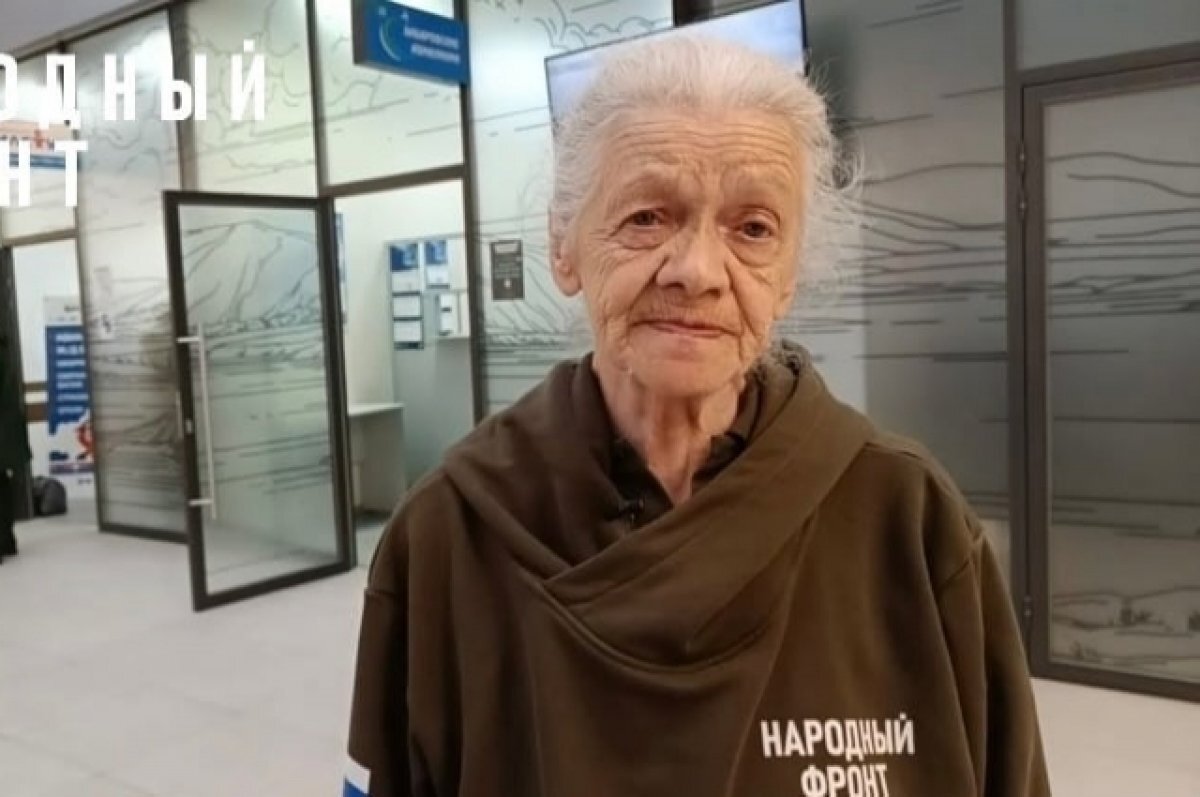    Хабаровская пенсионерка снова отправилась в зону СВО помогать раненым