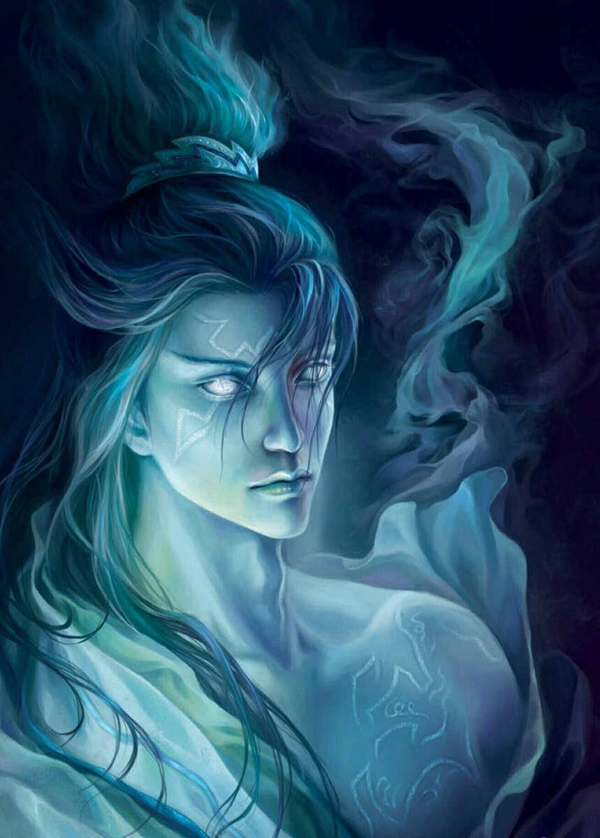 Призрак мужчины. Дженази (genasi). раса сильф. днд призрак мужчины арт. ледяные эльфы.