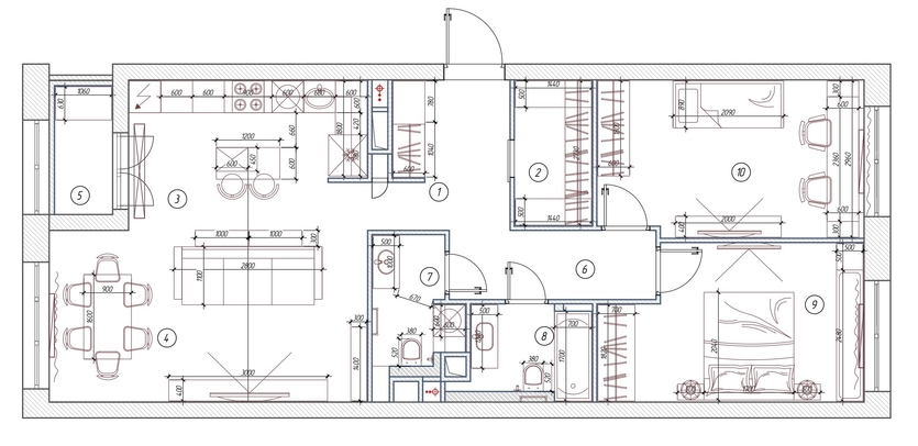 Планировка квартиры