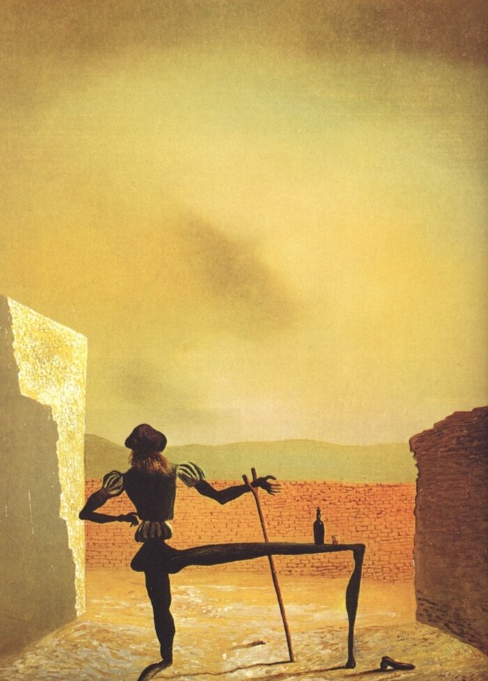 Сальвадор Дали. . «Призрак Вермера Делфтского, который можно использовать как стол», 1934 год