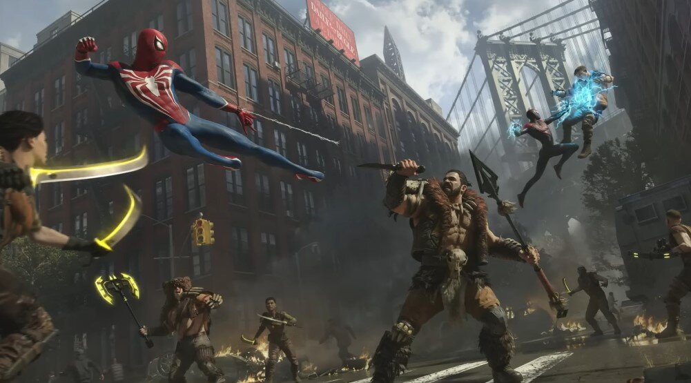     Концепт-арт игры Marvel's Spider-Man 2 (2023)