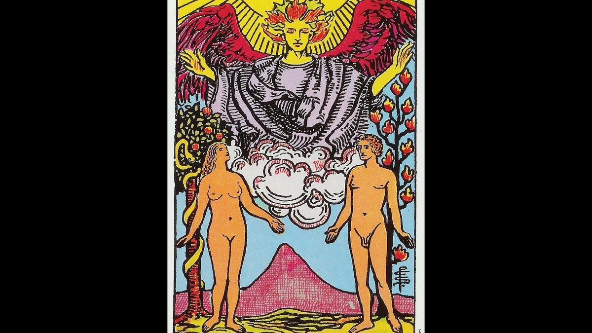 аркан Влюбленные в Таро