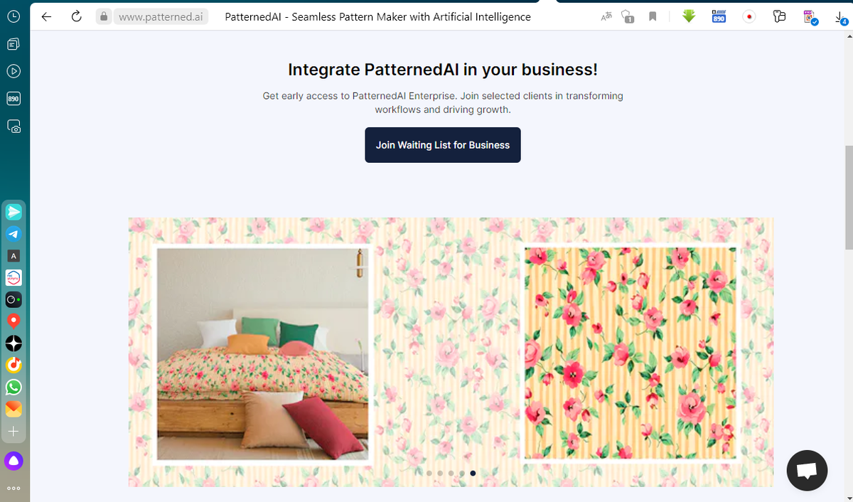 PatternedAI - Seamless Pattern Maker with Artificial Intelligence