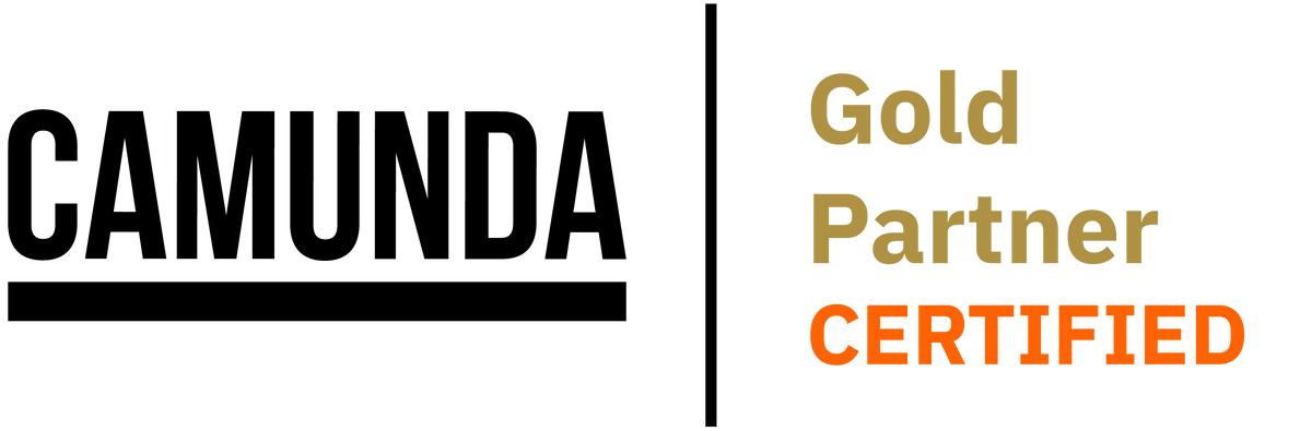 Наша компания - сертифицированный партнер, Gold Partner CERTIFIED Camunda. Начиная с 2019 года, мы активно сотрудничаем с Camunda Services. В нашей команде есть большое количество экспертов, готовых помочь с подбором архитектуры решения и выбором лицензии.