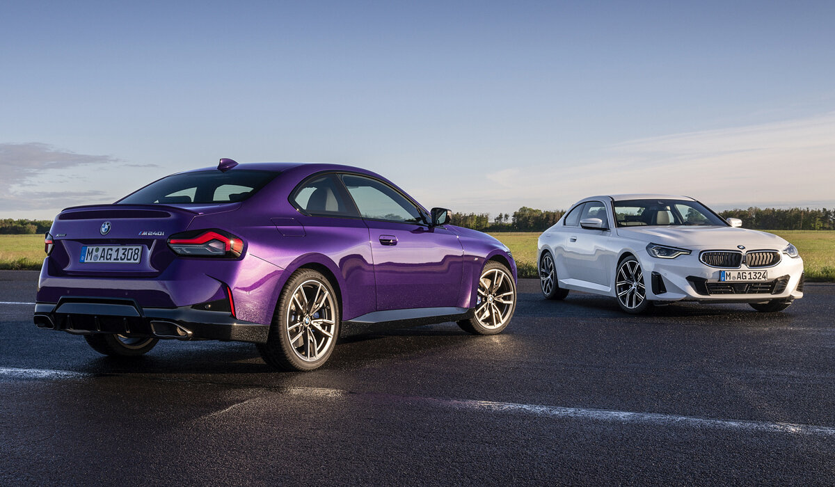 Белый автомобиль без М-пакета