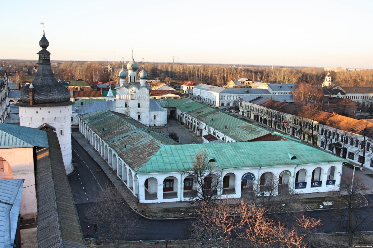 Ростов Великий звонница торговые ряды