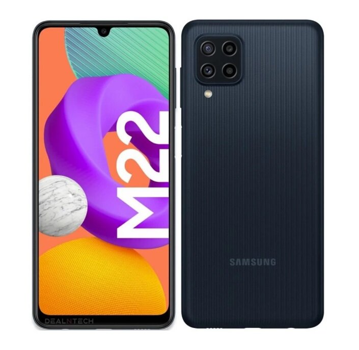 Samsung Galaxy M22 в черном корпусе
