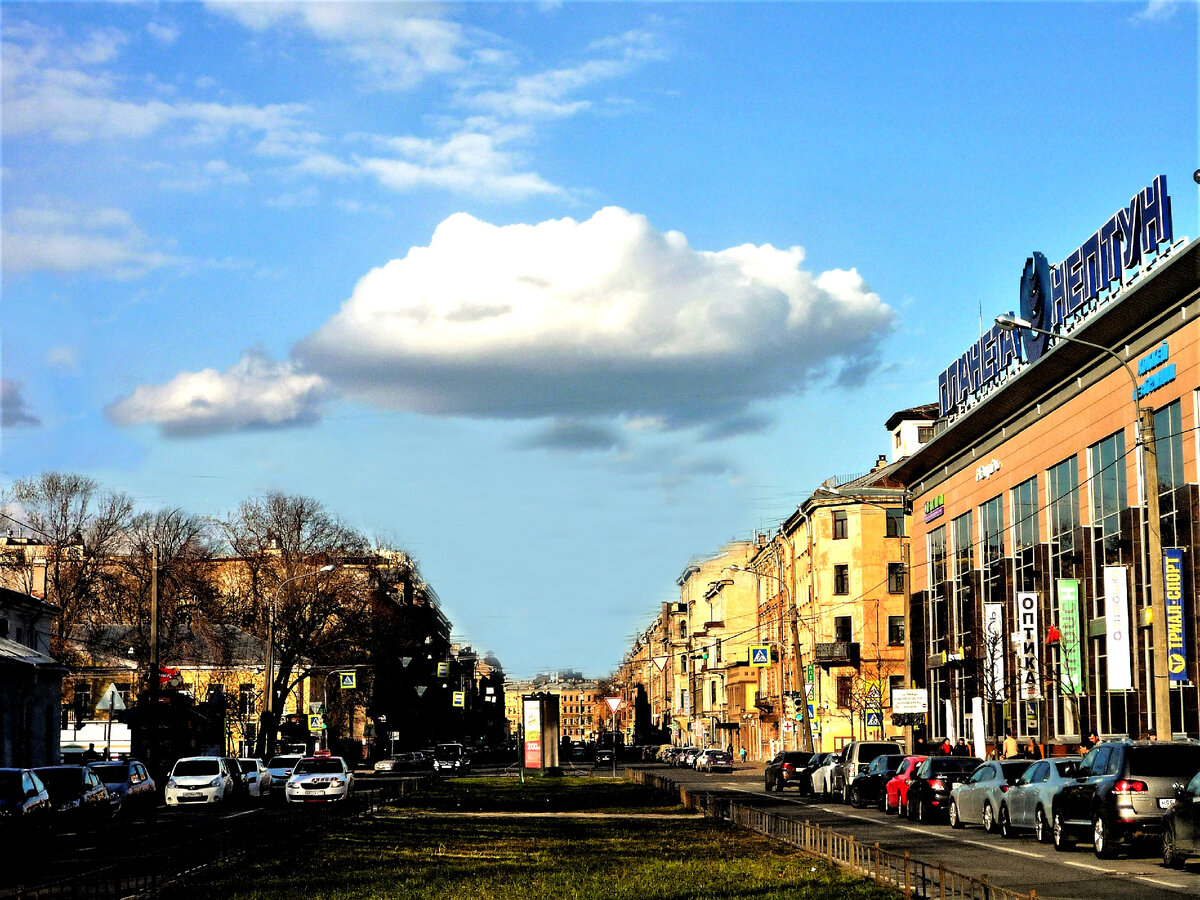 Облако на улице Марата. Фото автора