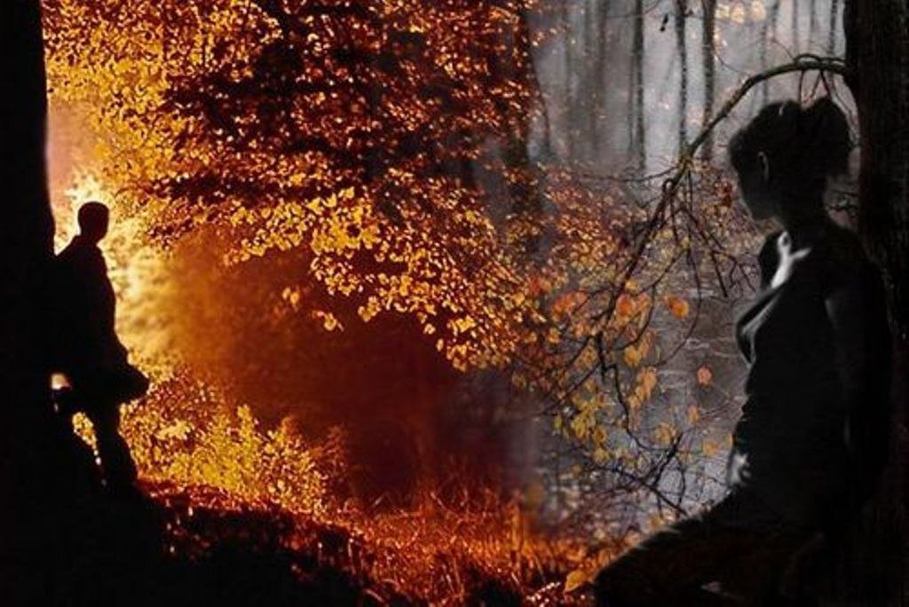 Картина восхитительная ночь тишина вдали огоньки бивачных костров