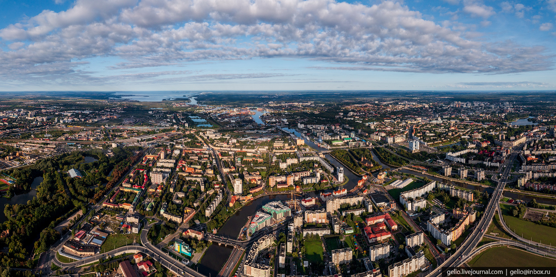 Калининград фото города с высоты Калининград с высоты - самый "европейский" город России Gelio Слава Степанов Дзе