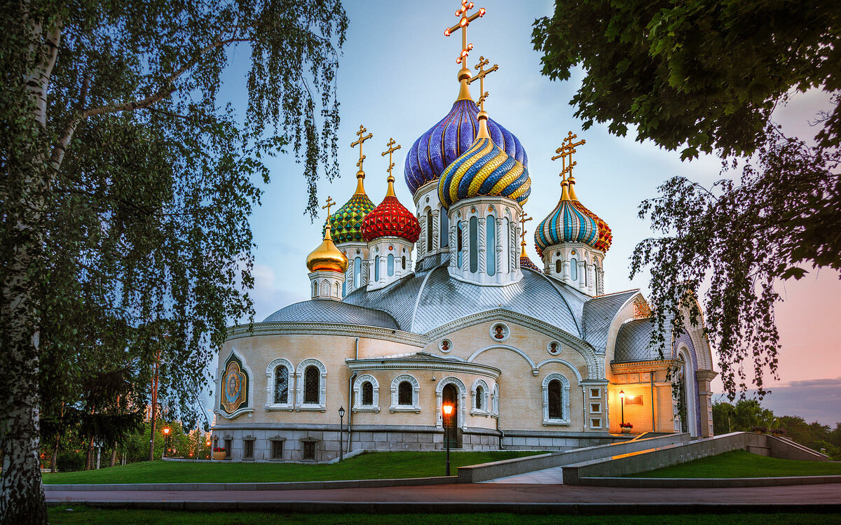 Благовещенский храм в московском Переделкине. Фото из открытых источников Яндекса.