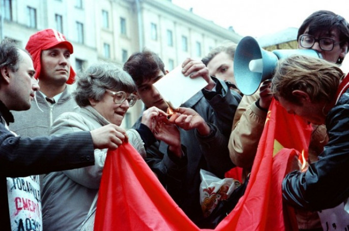 Митинг в советском союзе. Русские националисты 90-е. Манифестации в СССР 1990.