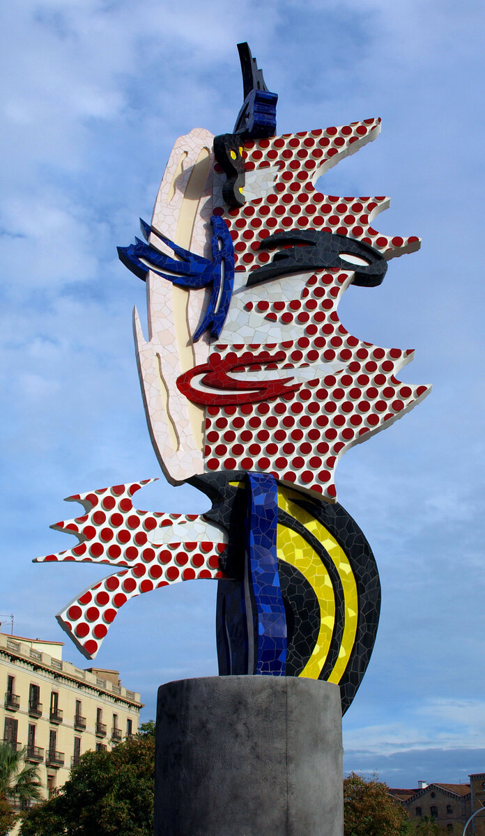 Рой Лихтенштейн — «Барселонская голова», 1992 год