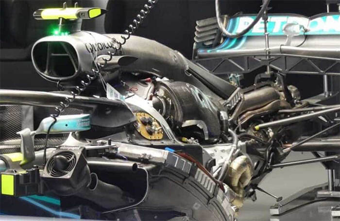 Силовая установка Mercedes-AMG M12 E Performance. Жертвенный двигатель? Фото: Twitter.com