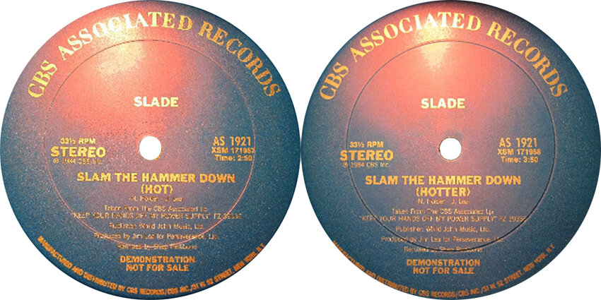 US, 1984 - CBS Associated Records – AS 1921