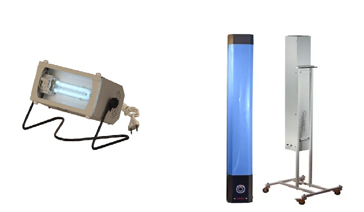 Кварцеватель и рециркулятор с опорой