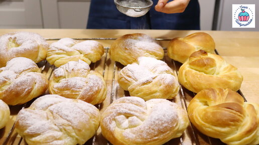 Булочки - слойки или рецепт очень вкусных слоек. Это тесто простое и подойдёт для новичков;)