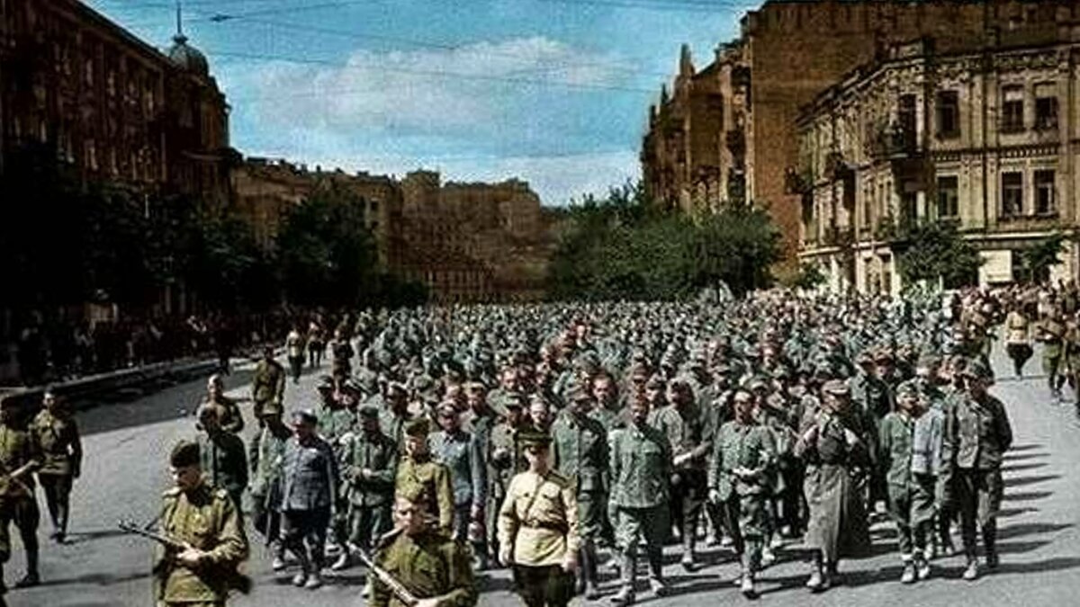 Военнопленные Гитлеровской армии