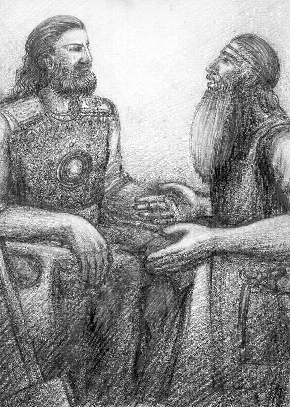 Кугу-Юмо и кузнец, изображение.