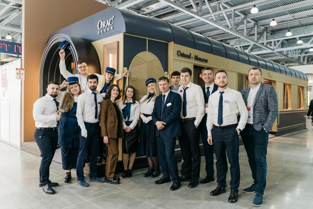 Оригинальный вагончик  компании “Orac Decor”