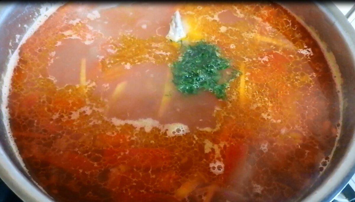 Суп с чечевицей