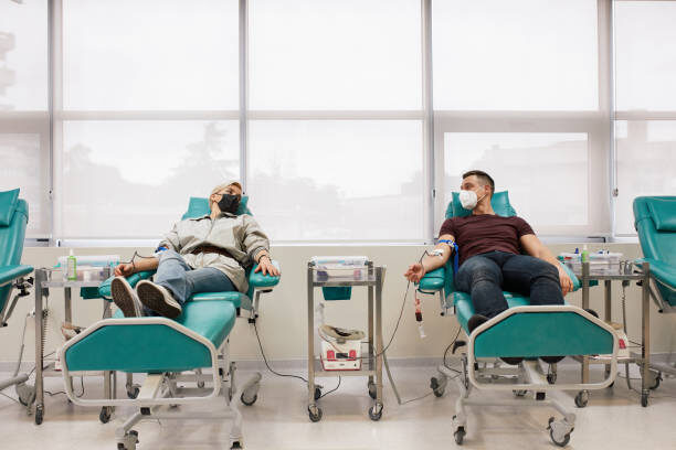 Переливание крови.