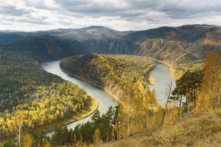 Манский зигзаг. Фото: Юлия Казмерчук, участник конкурса РГО "Самая красивая страна"