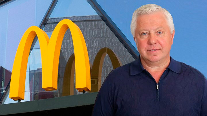 АЛЕКСАНДР ГОВОР – НОВЫЙ ВЛАДЕЛЕЦ MCDONALD’S. ФОТО: AL.GEBA / SHUTTERSTOCK.COM, СКРИНШОТ КАДРА ВИДЕО / YOUTUBE.COM 