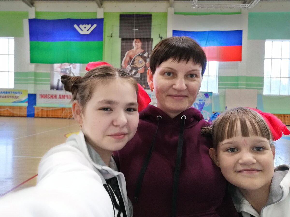 Я с дочками
