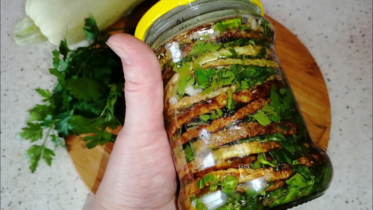 Жареные кабачки на зиму