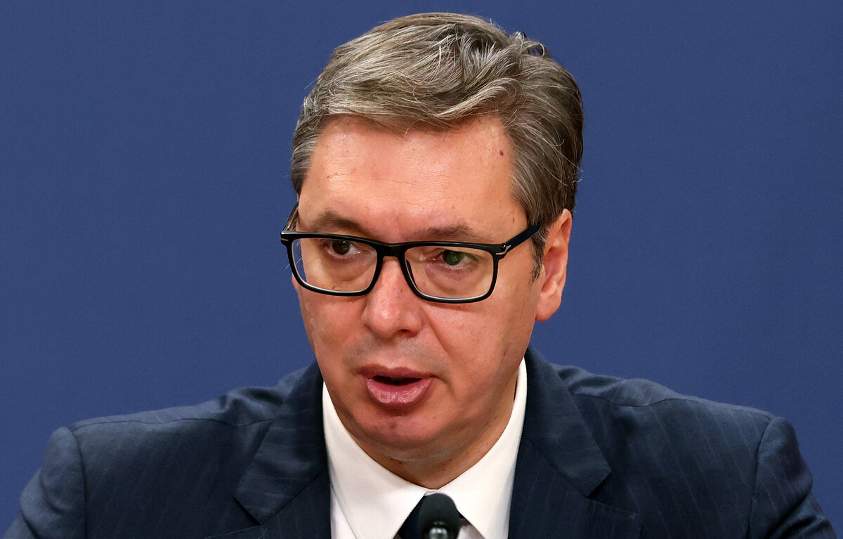    Президент Сербии Александар Вучич   EPA-EFE/ANDREJ CUKIC