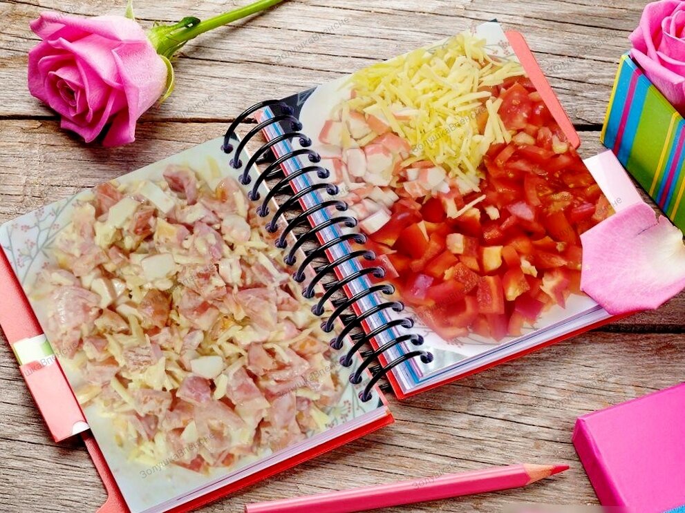 Рецепт, салат "красное море"